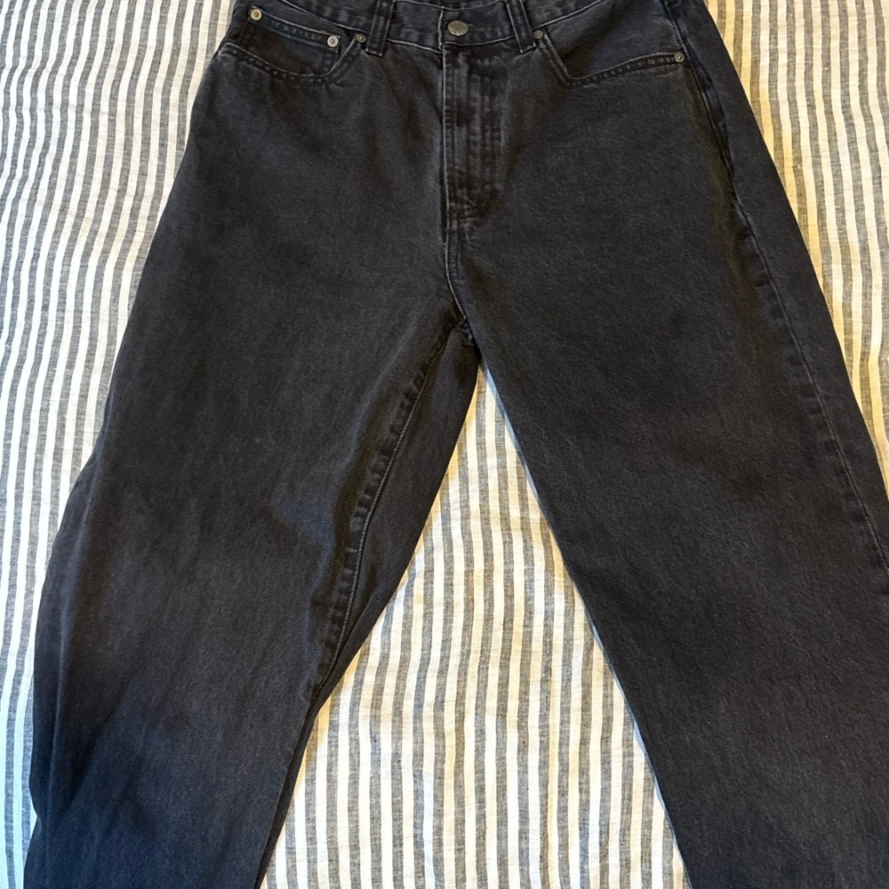 Denim Forum Black Relaxed Women's Jeans